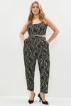 Coast Plus Size Bonded Lace Formal Tapered Trouser thumbnail 1