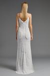 Coast All Over Sequin Floral Fringe Bridal Gown thumbnail 5