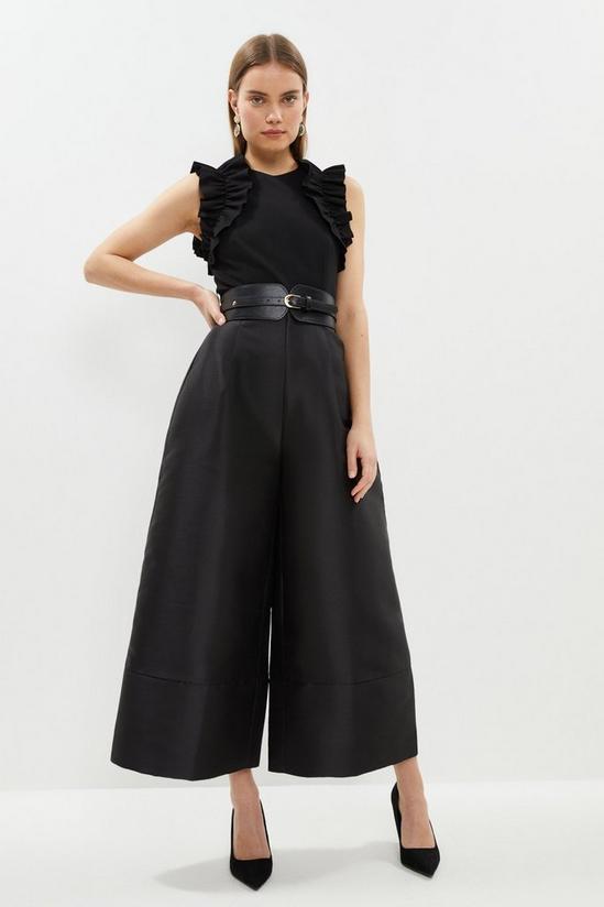 Coast Belted Frill Detail Culotte Jumpsuit 1