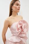 Coast 3d Structured Rose Bodice Wrap Mini Dress thumbnail 1