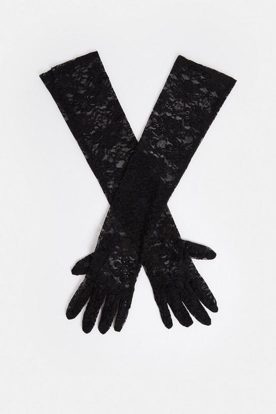 Coast Over Elbow Lace Gloves 1