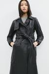 Coast Premium Leather Belted Trench Coat thumbnail 1