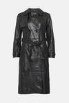 Coast Premium Leather Belted Trench Coat thumbnail 4