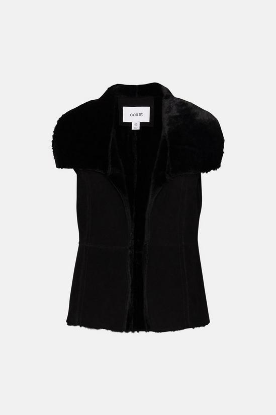 Coast Real Suede Waterfall Front Gilet 4