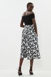 Coast Wrap Bardot 2 In 1 Jacquard Skirt Midi Dress thumbnail 3