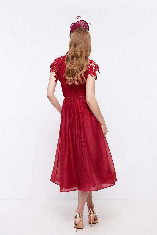 Coast Crochet Lace Bodice Woven Skirt Dress 3