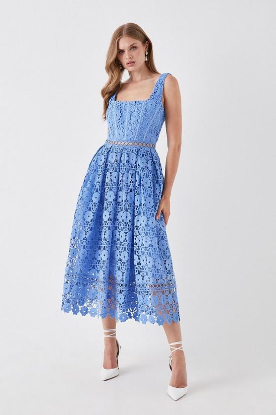 Coast Lace Dress With Square Neck 1