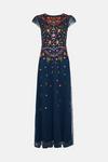 Coast Flutter Sleeve All Over Embroidered Maxi Dress thumbnail 4
