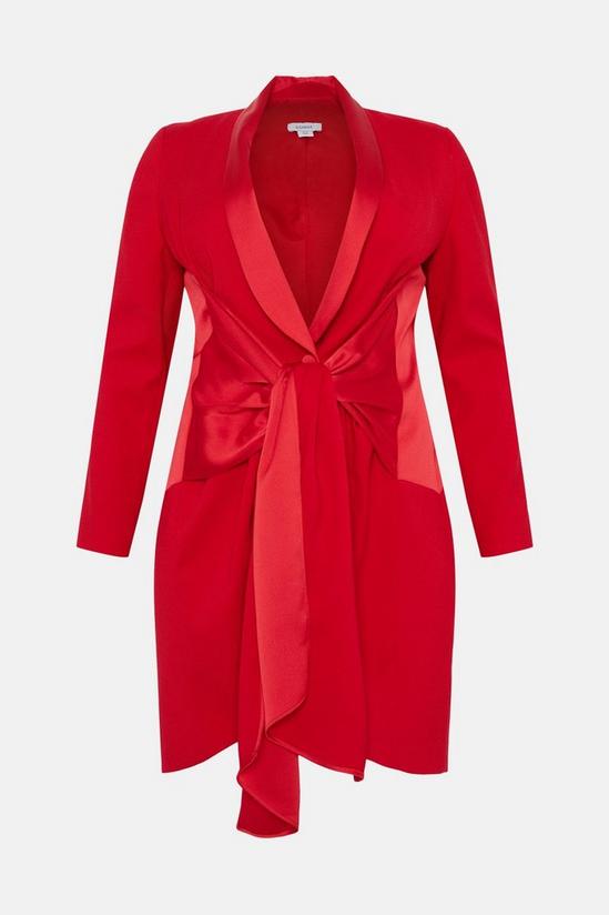 Coast Plus Size Premium Tie Front Blazer Dress 4