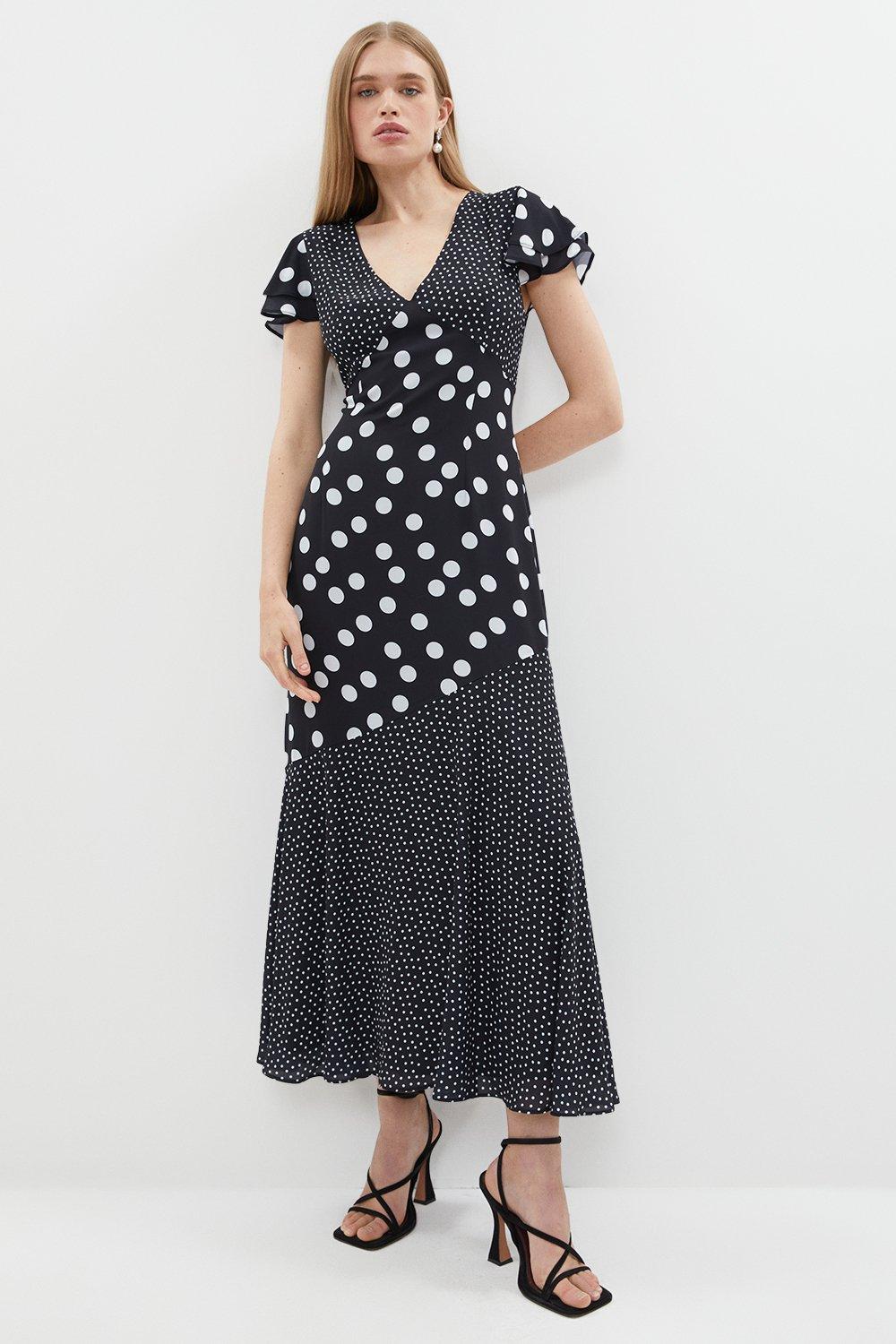 Coast polka dot store dress