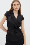 Coast Premium Pleat Skirt Wrap Top Midi Dress thumbnail 2