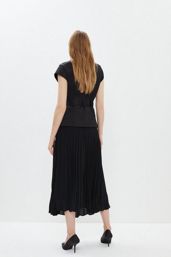 Coast Premium Pleat Skirt Wrap Top Midi Dress 3