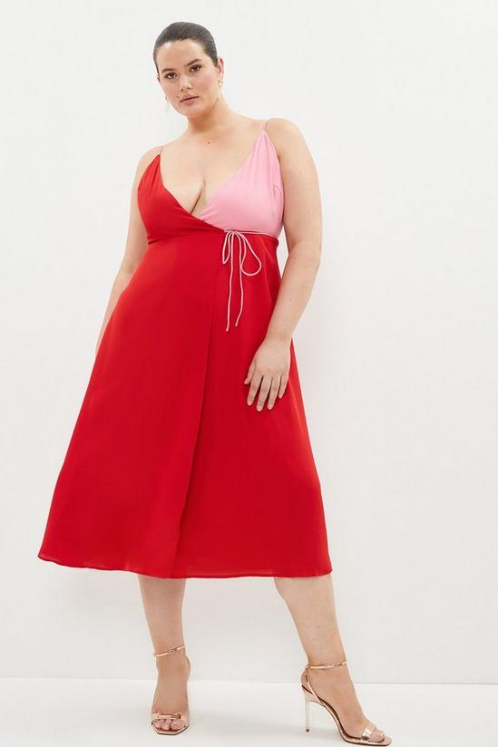 Coast Plus Size Cami Midi Wrap Dress 1