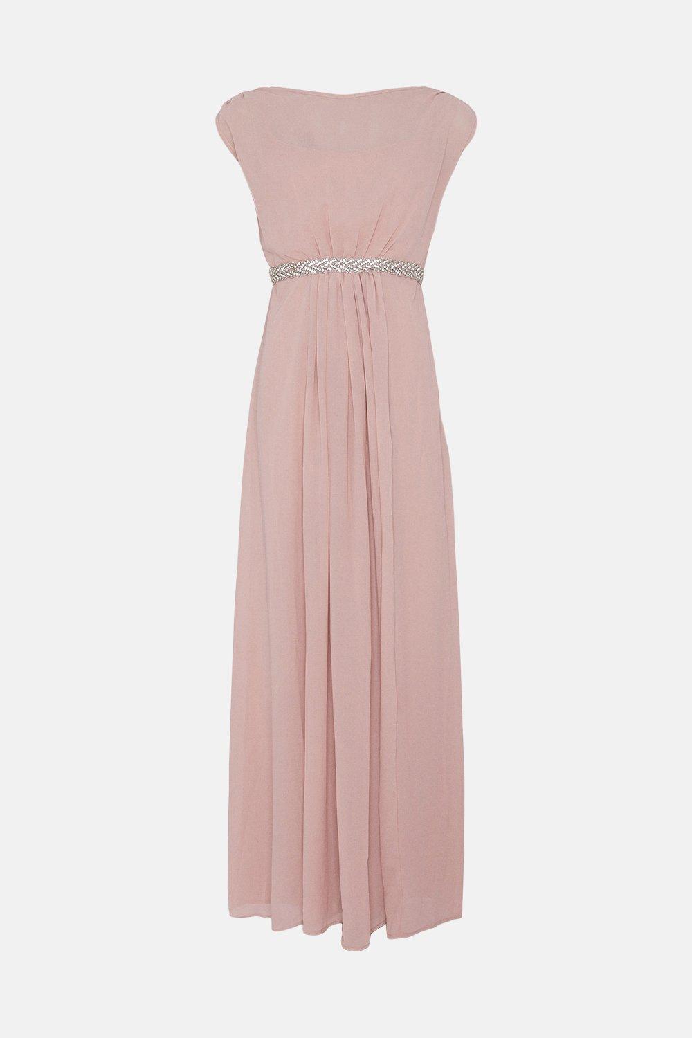 Coast mel maxi outlet dress blush