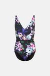 Coast Printed Belted Plunge Twist Swimsuit thumbnail 4