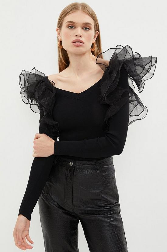 Coast Frill Detail Knitted Top 1