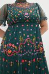 Coast Plus Size Flare Sleeve All Over Embroidered Maxi Dress thumbnail 2