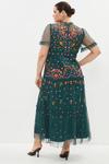 Coast Plus Size Flare Sleeve All Over Embroidered Maxi Dress thumbnail 3
