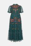 Coast Plus Size Flare Sleeve All Over Embroidered Maxi Dress thumbnail 4