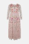Coast Plus Size Long Sleeve All Over Embroidered Maxi Dress thumbnail 4