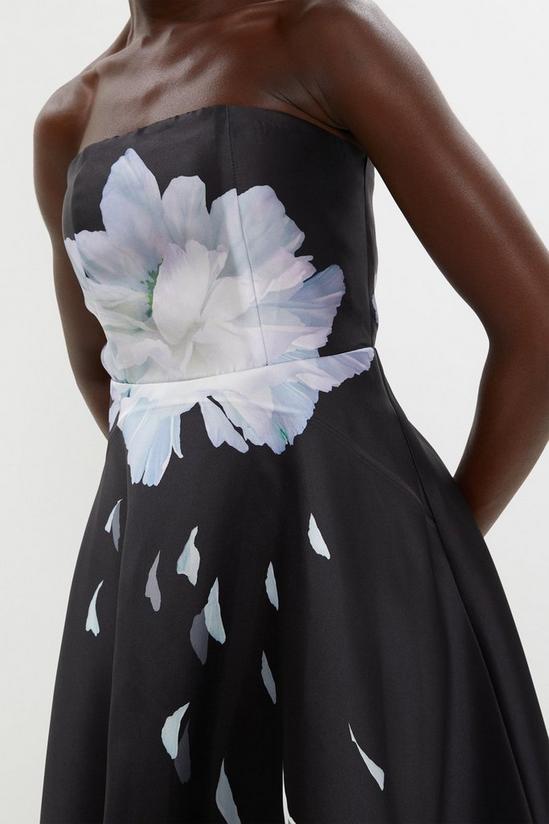 Coast Strapless Dress With Placement Print 2