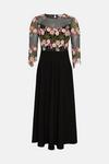 Coast 3d Floral Lace Bodice Full Skirt Midi Dress thumbnail 4