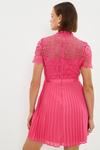Coast Corded Lace Top Pleated Full Skirt Mini Dress thumbnail 3