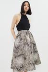 Coast Premium Jacquard Skirt Halter Top Midi Dress thumbnail 1