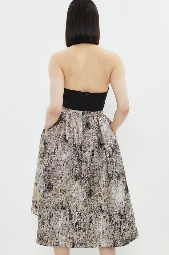 Coast Premium Jacquard Skirt Halter Top Midi Dress 3