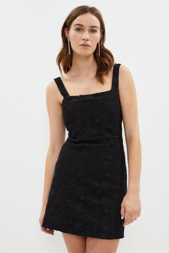Coast Premium Lace Panelled Mini Dress 1