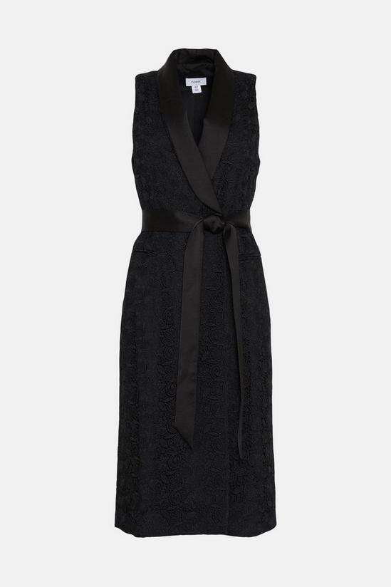 Coast Lace Wrap Tuxedo Midi Dress 4