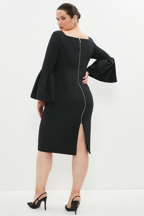 Coast Plus Size Premium Full Sleeve Corset Pencil Dress 3