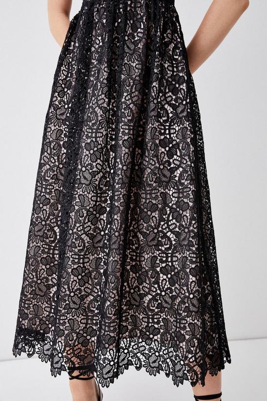 Coast Lace Panelled Bodice Full Skirt  Midi Dress 2