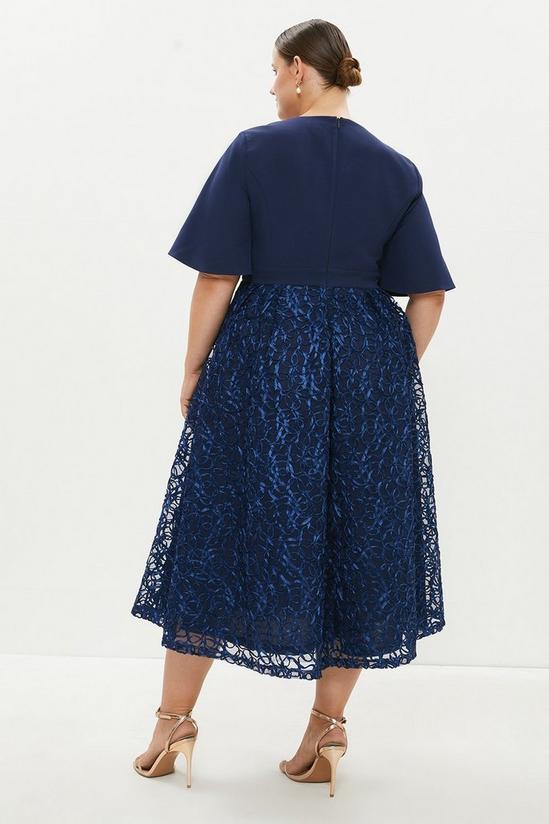 Coast Plus Size Flare Sleeve Embroidered Midi Dress 3