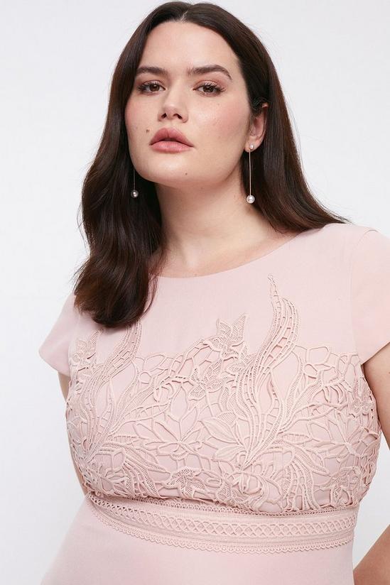 Coast Plus Size Lace Dress With Circular Skirt 2