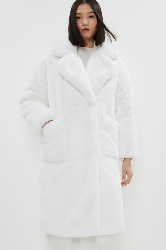 Coast Faux Fur Longline Puffer Coat 2