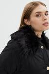 Coast Reversible Quilt Faux Fur Collar Belted Coat thumbnail 5