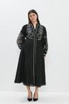 Coast Plus Size Cutwork And Embroidery Shirt Dress thumbnail 1