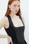 Coast Square Neck Corset Top With Ponte Sides thumbnail 2
