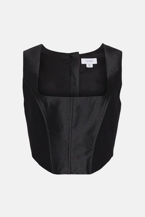 Coast Square Neck Corset Top With Ponte Sides 4