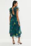 Coast Flutter Sleeve Full Skirt Organza Midi Dress thumbnail 3