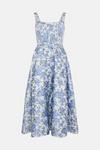 Coast Jacquard Boned Bodice Full Skirt Midi Dress thumbnail 4