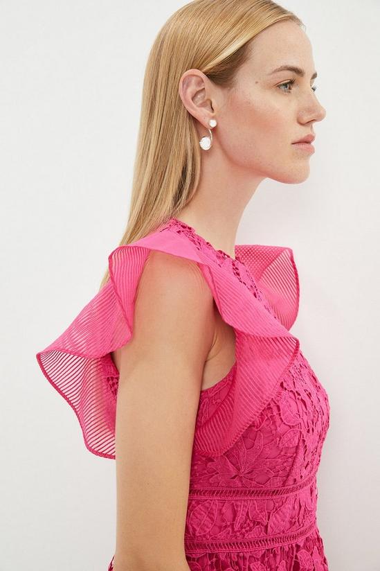Coast Lace Top With Organza Frill 2