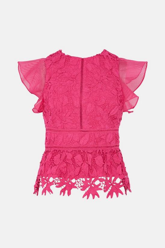 Coast Lace Top With Organza Frill 4