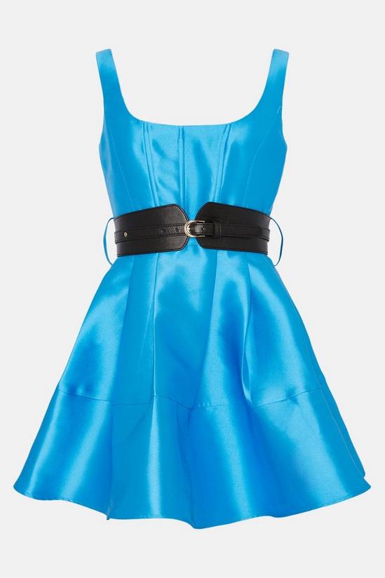 Coast Twill Mini Dress With Boning 4