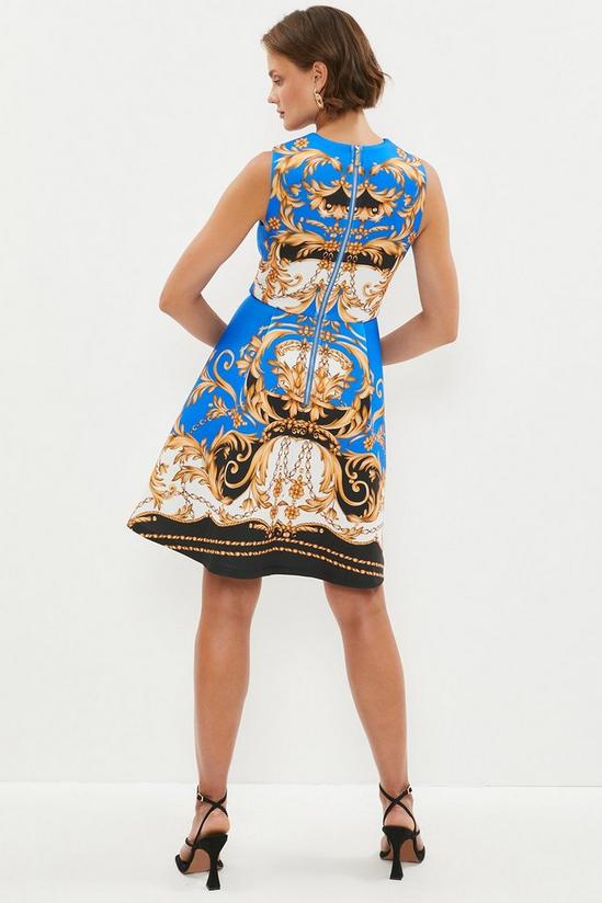 Coast Baroque Placement Print Full Skirt Dress 3