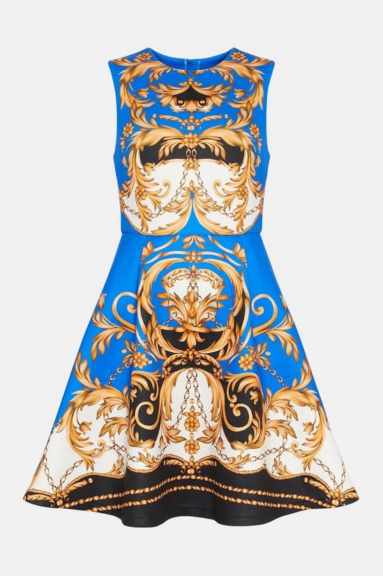 Coast Baroque Placement Print Full Skirt Dress 4