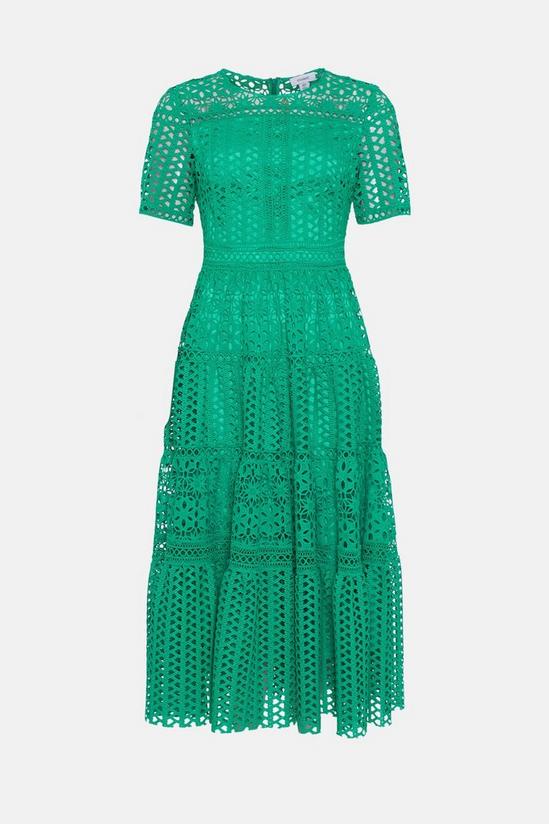 Coast Midi Dress In Lace With Tiers 4