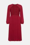 Coast Blouson Sleeve Lace Detail Pleat Skirt Dress thumbnail 4