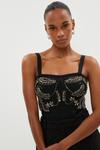 Coast Embellished Strappy Knit Top thumbnail 1
